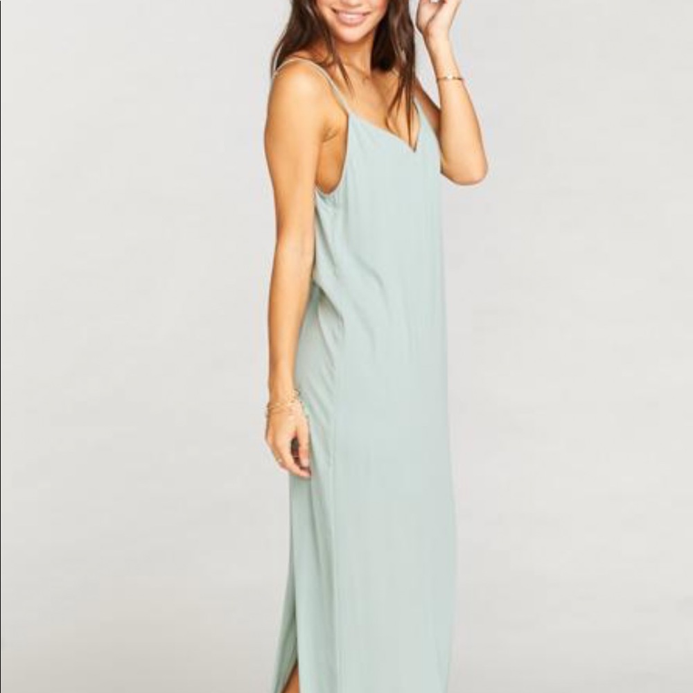 Show Me Your Mumu Silver Sage Jolie Maxi Dress